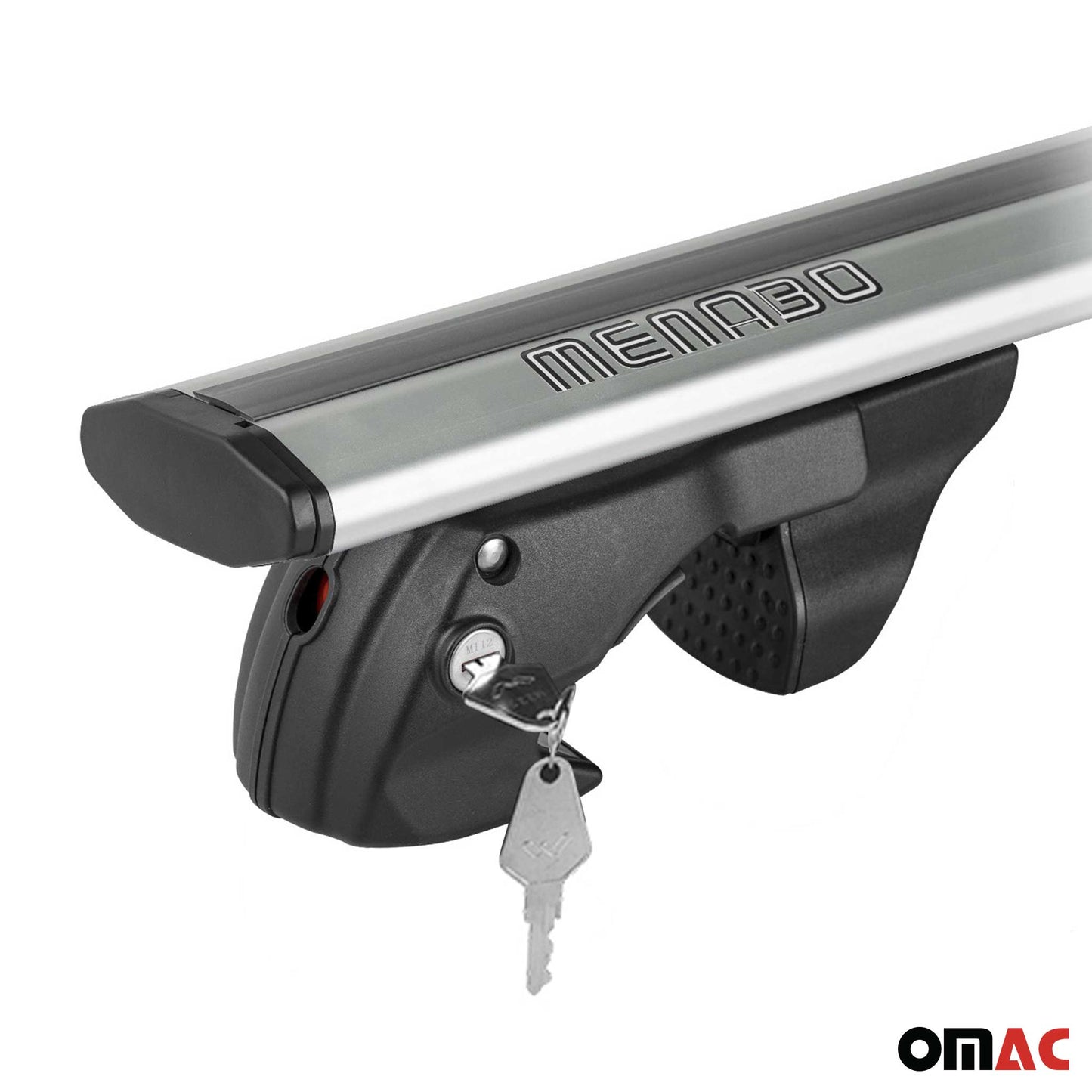 2004-2009 Cadillac SRX Roof Rack Cross Bars Silver