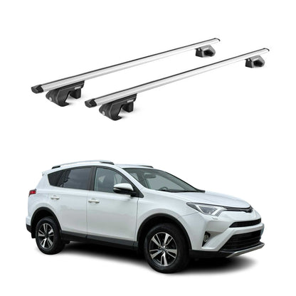 2013-2018 Toyota RAV4 Roof Rack Cross Bars Silver
