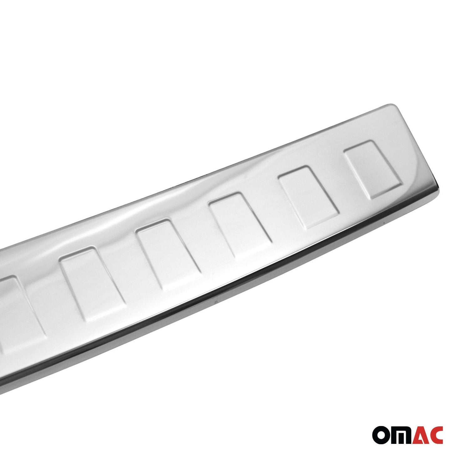 OMAC Rear Bumper Sill Cover Protector Guard for VW Eurovan 1992-2003 Steel Silver 1Pc 7521093