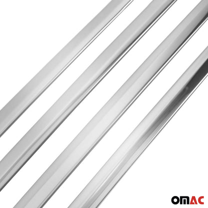 OMAC Side Door Molding Trim for VW Tiguan Allspace 2018-2024 Steel Silver 4x 7548132