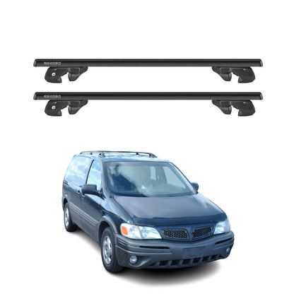 1997-1999 Pontiac Transport Roof Rack Cross Bars Black