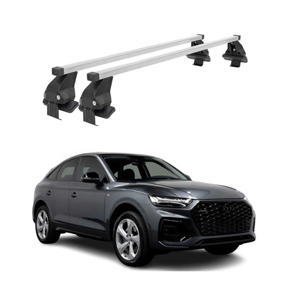 2021-2025 Audi Q5 SQ5 Roof Rack Cross Bars Silver