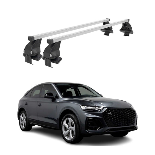 2021-2025 Audi Q5 SQ5 Roof Rack Cross Bars Silver