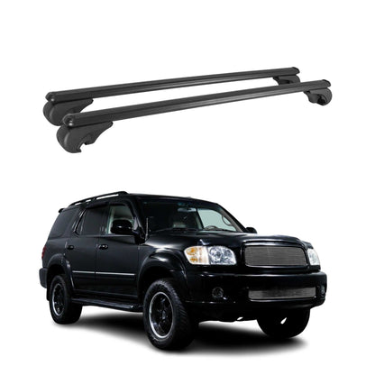 2001-2007 Toyota Sequoia Roof Rack Cross Bars Black