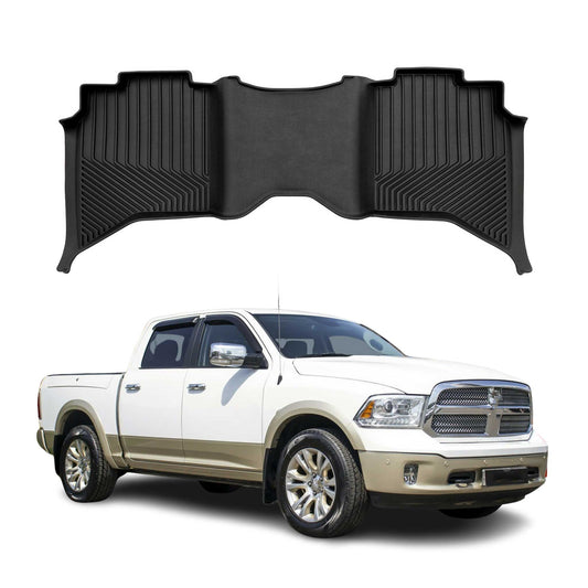 2013-2018 RAM 1500 Crew Cab Premium Floor Mats Liners Second Row Rear