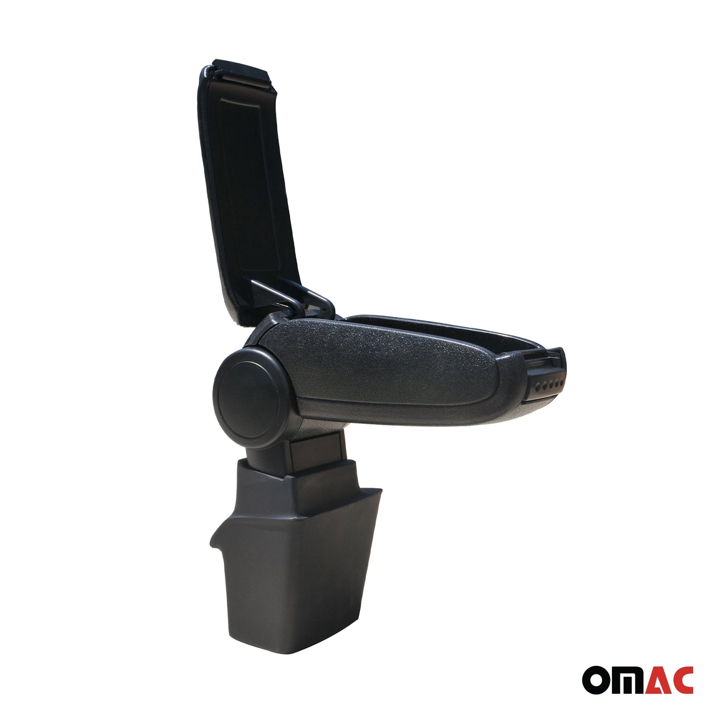 2012-2014 Ford Focus Black Center Console Armrest Plastic PU Leather 1Pc