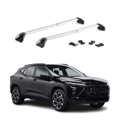 2024-2025 Chevrolet Trax Roof Rack Cross Bars Luggage Carrier Alu Silver