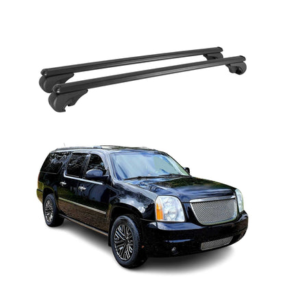 2000-2014 GMC Yukon XL 1500 Roof Rack Cross Bars Black
