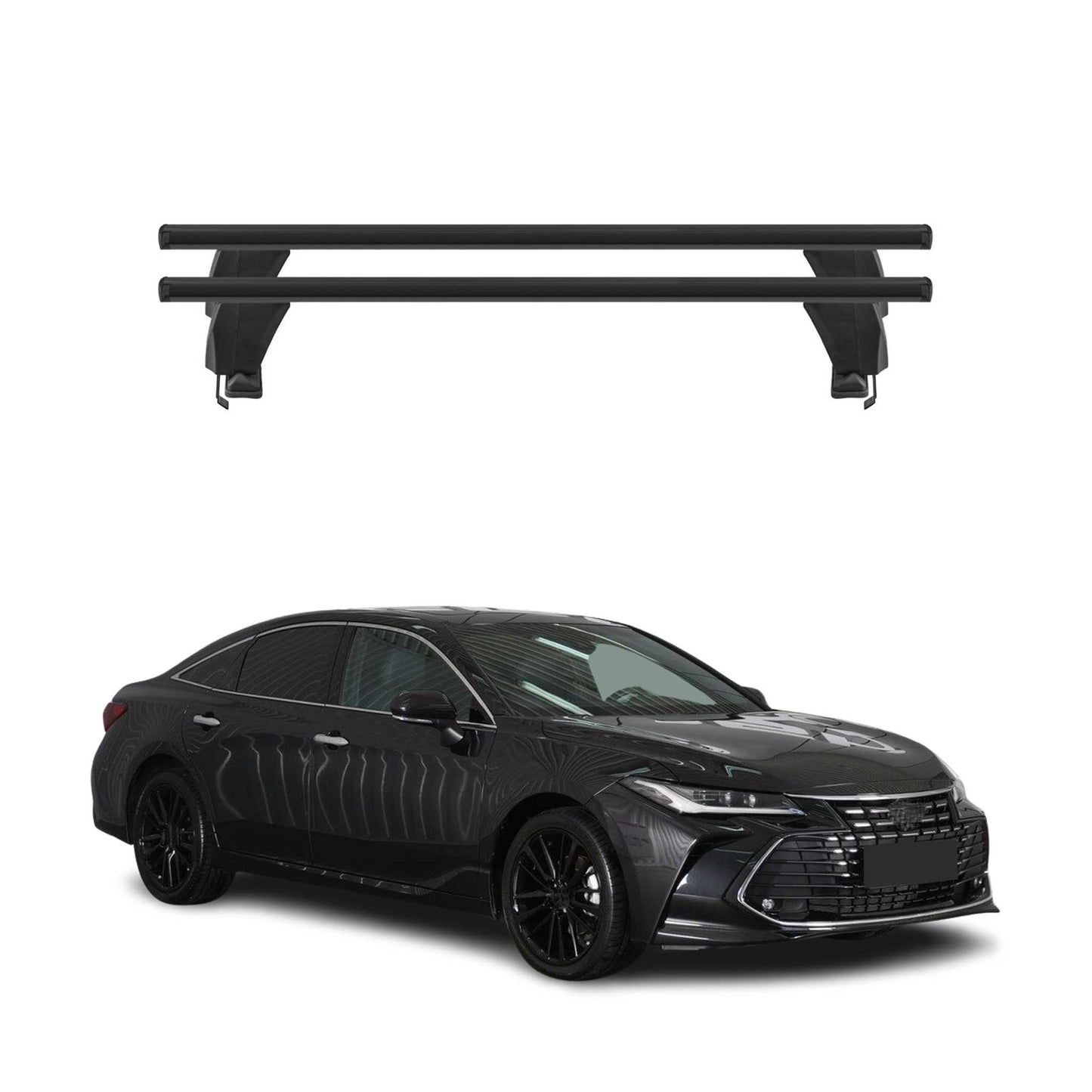 2019-2022 Toyota Avalon Roof Rack Cross Bars Black