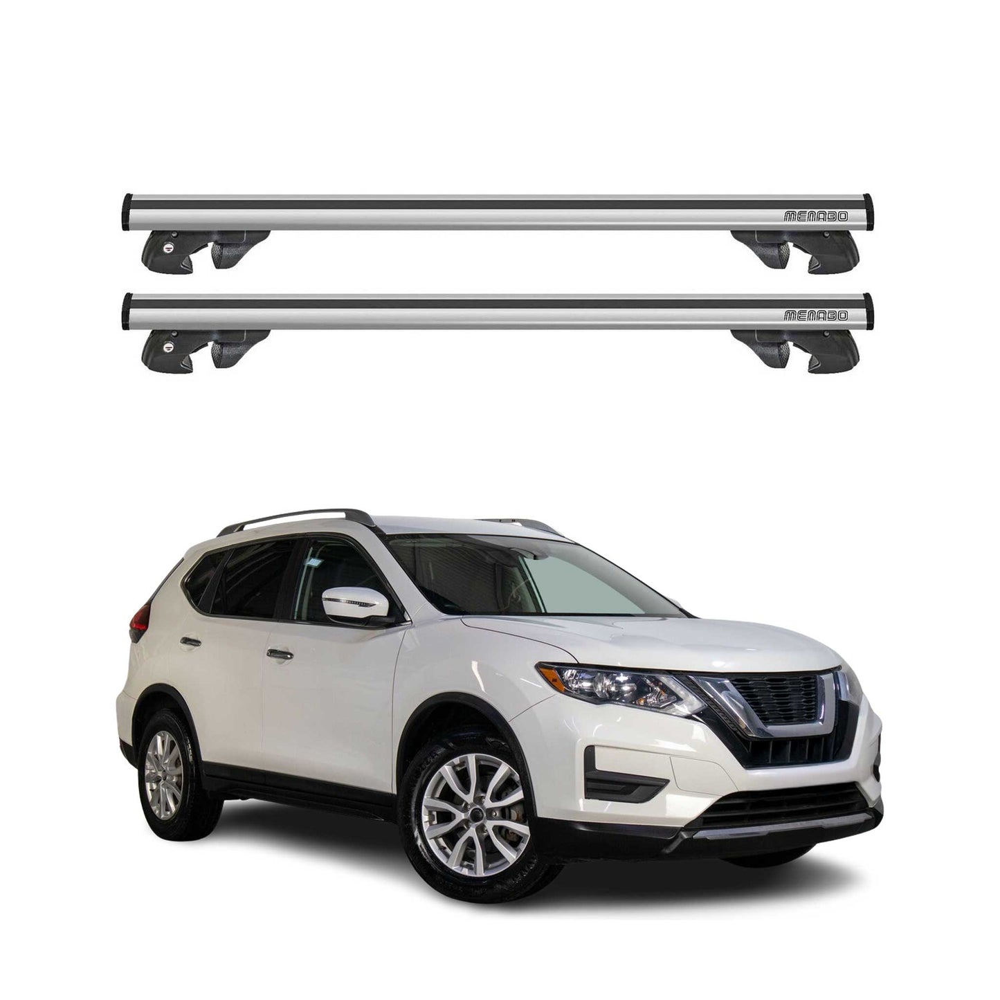 2017-2022 Nissan Rogue Sport Roof Rack Cross Bars Silver