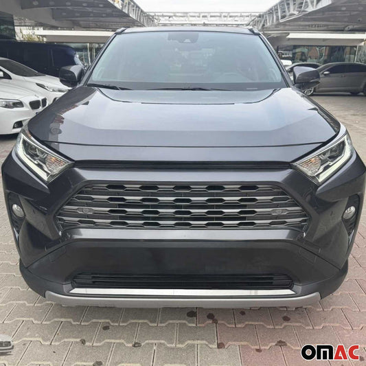 2019-2025 Toyota RAV4 Front Bumper Trim Molding Stainless Steel Silver 1 Pc