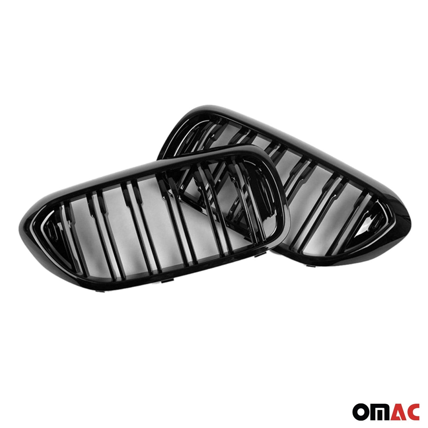 OMAC For BMW 5 Series G30 G31 2017-20 PRE-FL Front Kidney Grille M-Tech Gloss Black 1225P081MPB