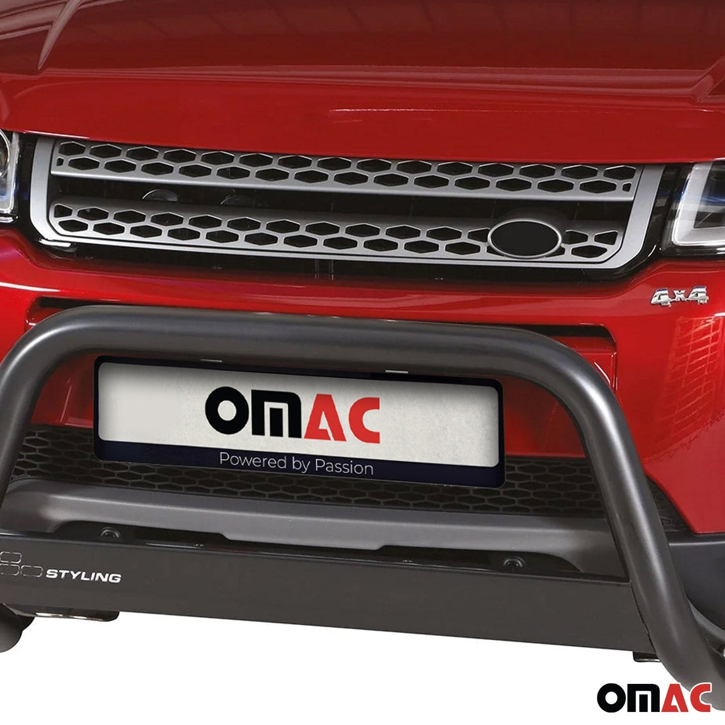OMAC Bull Bar Push Front Bumper for Land Rover Range Rover Evoque 2016-2019 Black 6017MSBB093B