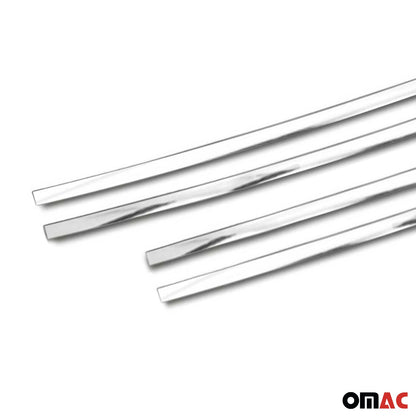 OMAC Chrome Door Sill Scuff Protect Cover Plate 4 Pcs Fits MB C-Class W201 1982-1994 4709DT092