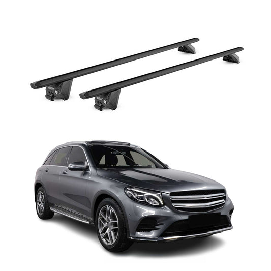 2016-2022 Mercedes GLC Class X253 Roof Rack Cross Bars Black