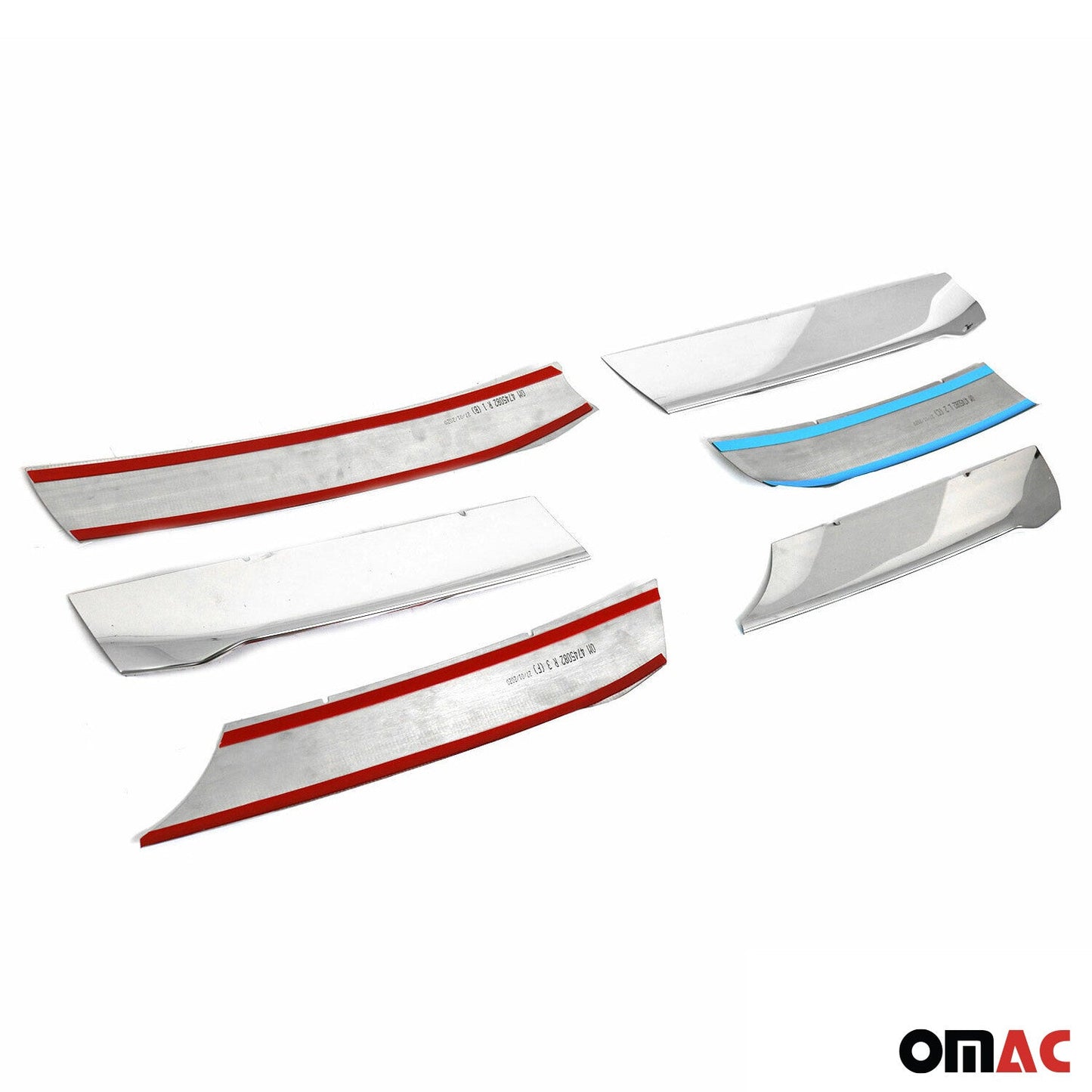 2019-2025 Mercedes Sprinter W907 910 Front Bumper Grill Trim Stainless Steel 6x