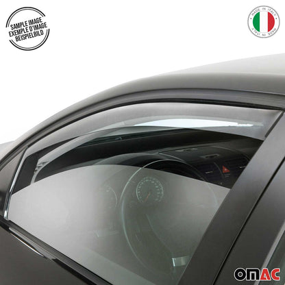 2017-2024 Audi A4 B9 Sedan Avant Allroad (8W) Window Visor Vent Rain Deflector 2Pcs Smoke