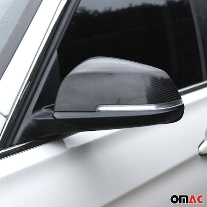 OMAC Fits BMW 3 Series F30 2012-2018 Genuine Carbon Fiber Side Mirror Cover Cap 2 Pcs U003397