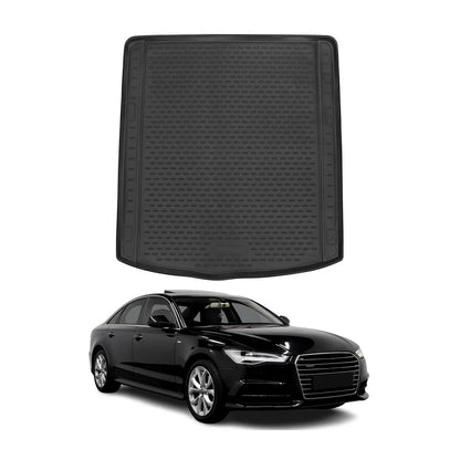 2012-2018 Audi A6 S6 Sedan Cargo Liner Trunk Mat All Weather Black
