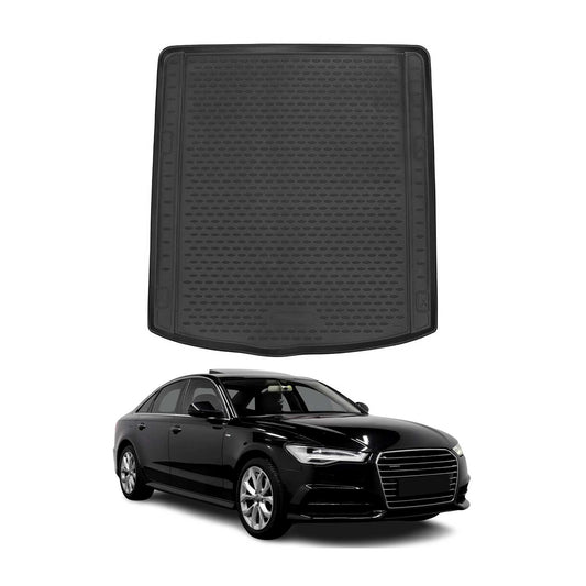 2012-2018 Audi A6 S6 Sedan Cargo Liner Trunk Mat All Weather Black