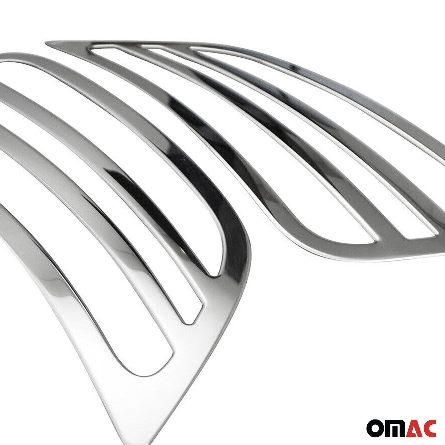 2019-2025 Mercedes Sprinter W907 910 Front Bumper Grill Trim Stainless Steel 2Pcs