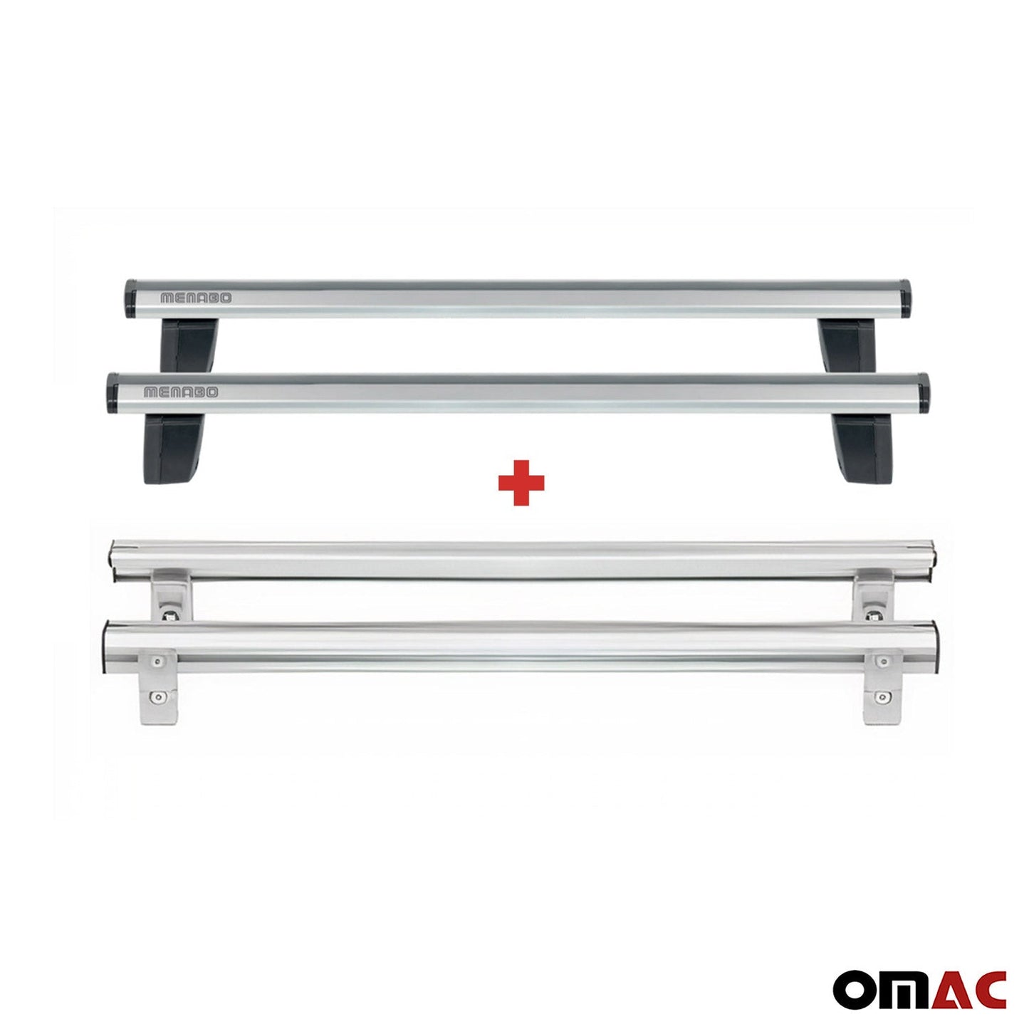 OMAC Truck Bed Rack System for GMC Canyon Alu Pick Up Sliding Rack 4Pcs A053320