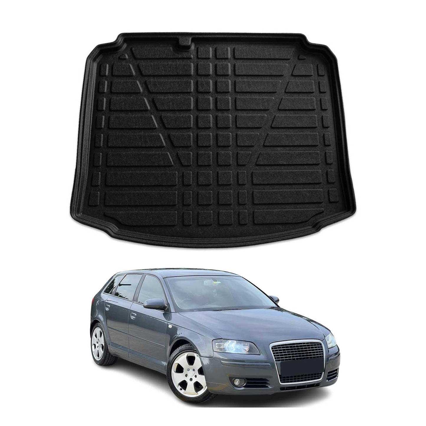 2004-2013 Audi A3 Sportback Cargo Liner Trunk Mat All Weather Black
