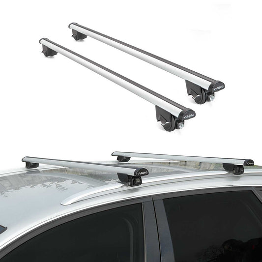 2005-2011 Audi A6 Allroad Roof Rack Cross Bars Silver