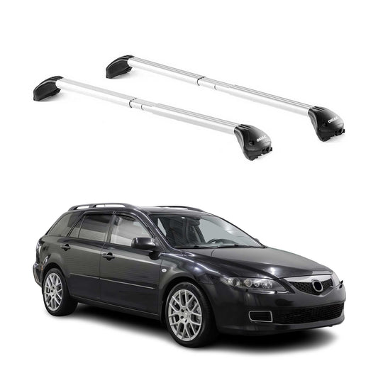 2003-2008 Mazda 6 Roof Rack Cross Bars Luggage Carrier 2 Pcs