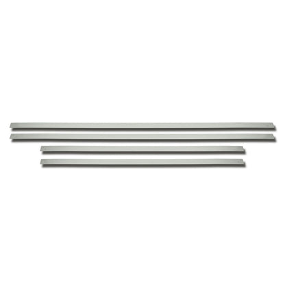 OMAC Side Door Molding Trim for Dodge Ram 1500 2009-2011 Crew Cab Steel Silver 4 Pcs LC-2405131