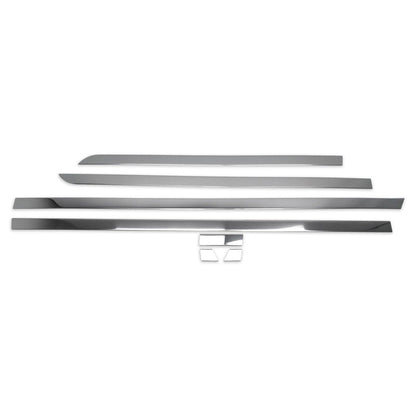 OMAC For Mercedes Metris 2016-2023 Chrome Side Door Trim Double Sliding Door S.Steel 4733132