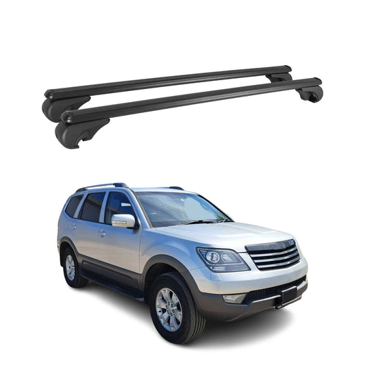 2009-2010 Kia Borrego Roof Rack Cross Bars Black