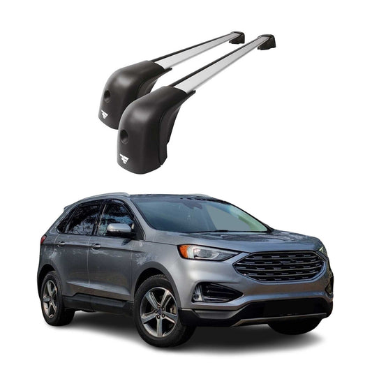 2015-2024 Ford Edge Roof Racks Cross Bars Silver