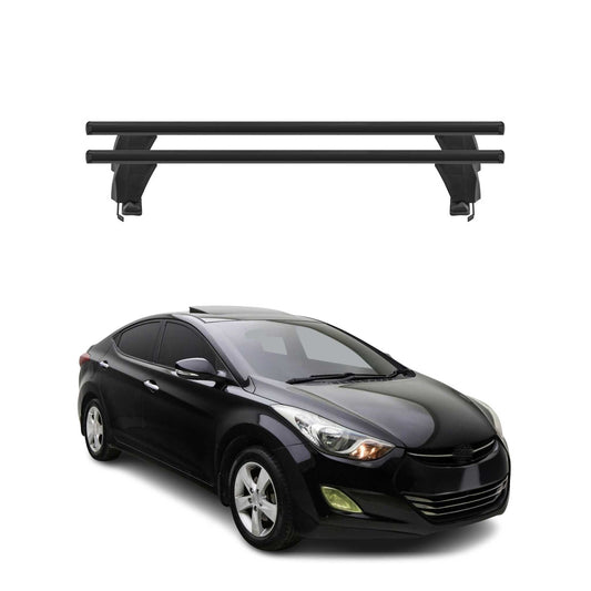 2011-2016 Hyundai Elantra Sedan Roof Rack Cross Bars Black