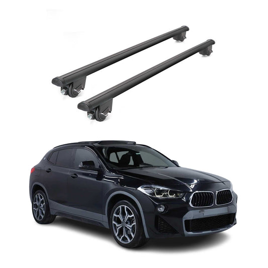 2018-2023 BMW X2 F39 Roof Rack Cross Bars Black