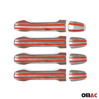 OMAC Door Handle Cover Protector for Mercedes Sprinter W907 910 2019-2024 Steel 8 Pcs '4745043