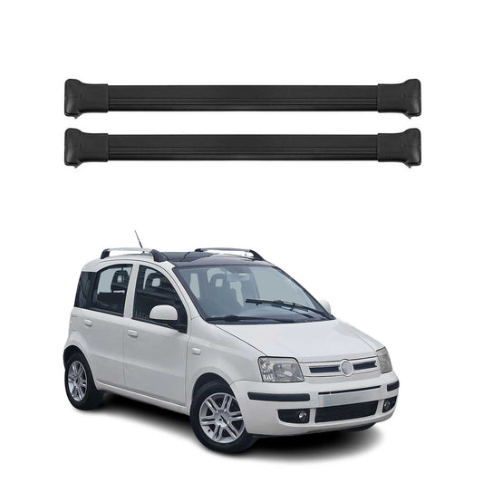 2015-2022 Fiat Panda Cross Roof Rack Cross Bars Silver