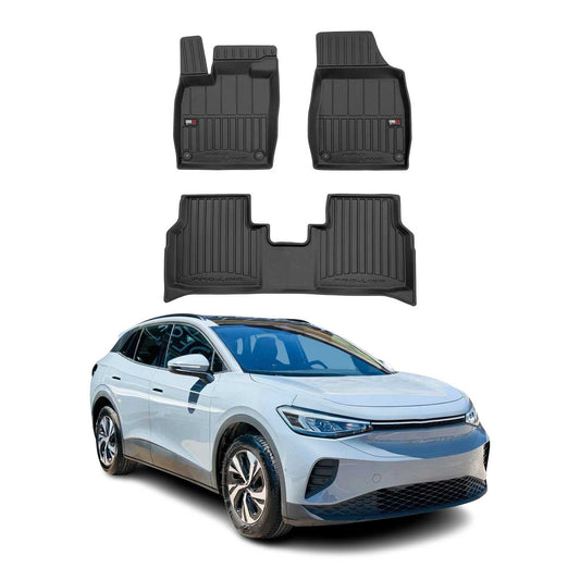 2021-2024 Volkswagen ID.4 Premium Floor Mats Liners Full Set All Weather Heavy Duty