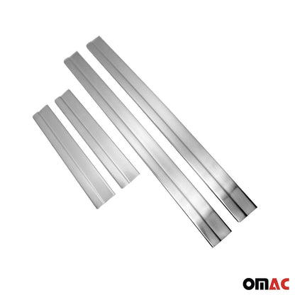 OMAC Door Sill Scuff Plate Scratch Protector for Nissan Rogue 2014-2020 Steel 4x 5025091N