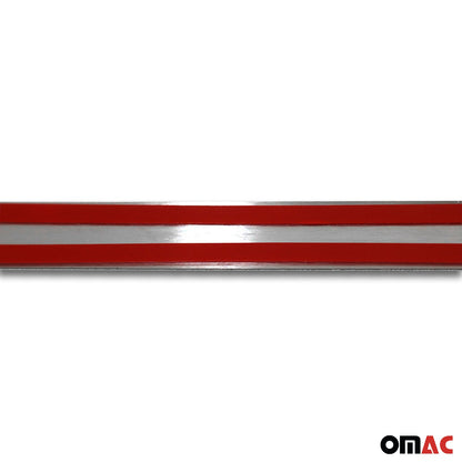 2012-2019 BMW 3 Series F30 Sedan Rear Trunk Molding Trim Stainless Steel Glossy