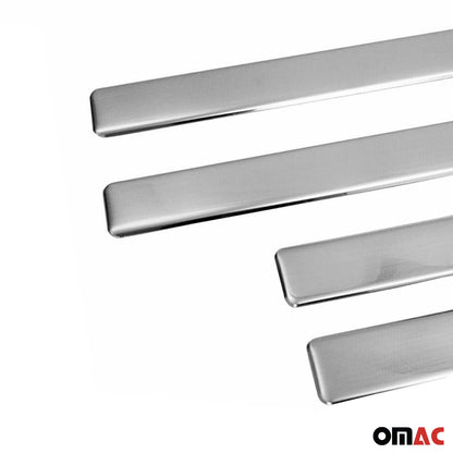 OMAC Door Sill Scuff Plate Scratch Protector for Citroen Berlingo 2008-2012 Steel 4x 5723091N