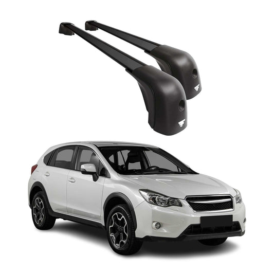 2013-2015 Subaru XV Crosstrek Roof Racks Cross Bars Black
