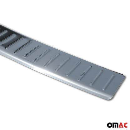 OMAC Rear Bumper Sill Cover Protector Guard for VW Touran 2010-2015 Steel Silver 1Pc 7541093