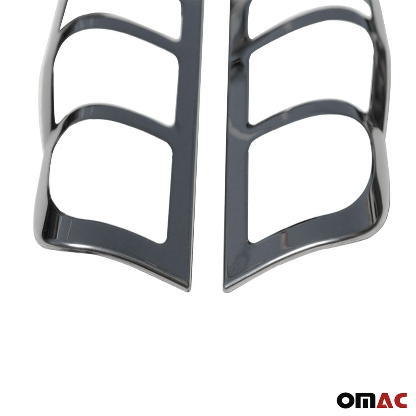 OMAC Trunk Tail Light Trim Frame for Ford Transit 2007-2014 Steel Dark 2 Pcs 2621101B