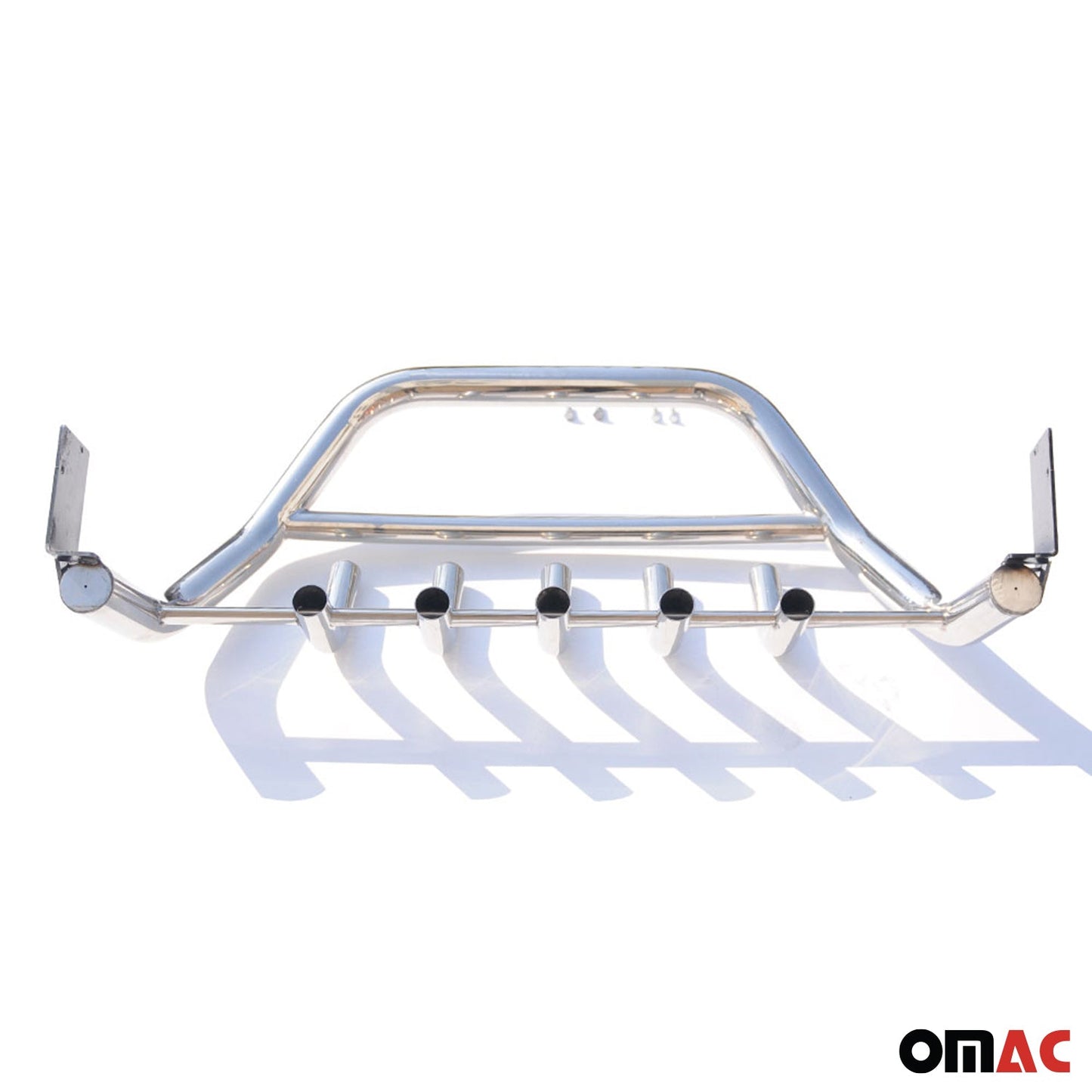 OMAC Front Rear Bumper Diffusor Bodykit for Honda CR-V 2012-2016 Aluminium Gray 2Pcs 7548OK101