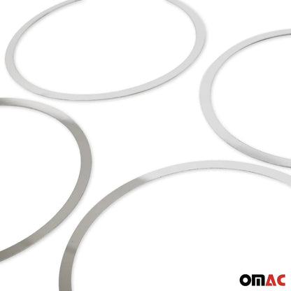 2014-2020 Nissan Rogue Speaker Audio Surround Trim Stainless Steel Silver 4 Pcs