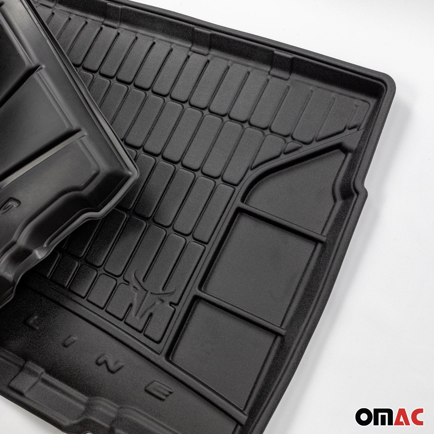 OMAC Premium 3D Floor Mats & Trunk Liner Set Black For BMW X1 (F48) 2016-2021 1220454-260