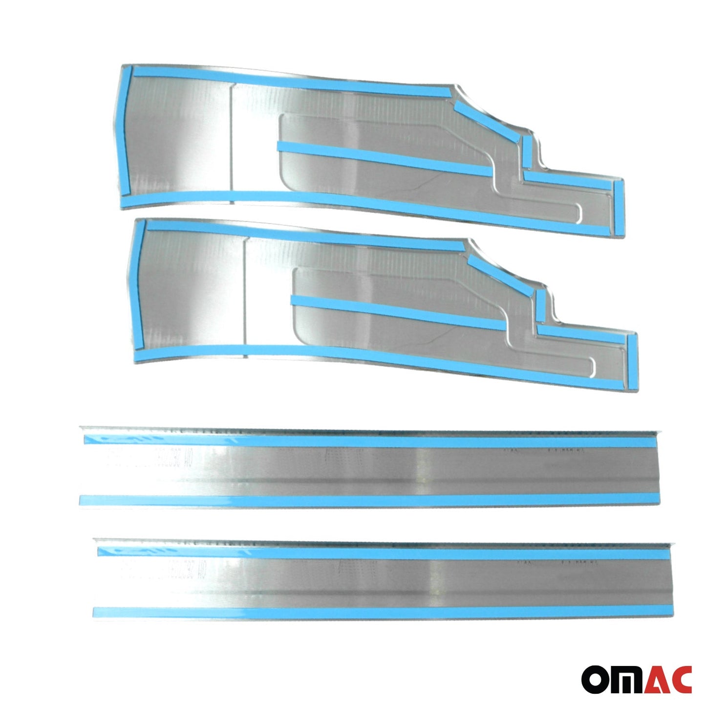 2014-2019 Ford Transit Connect Door Sill Scuff Plate Scratch Protector Stainless Steel