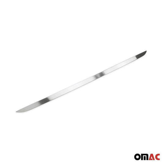 2011-2016 BMW 5 Series F10 Sedan Rear Trunk Lid Molding Trim Brushed Stainless Steel