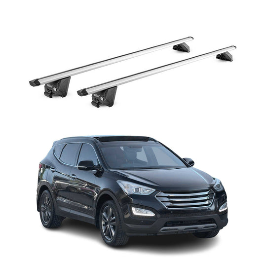 2013-2018 Hyundai Santa Fe Roof Rack Cross Bars Silver